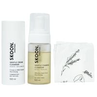 SKOON. Essentials Double Cleanse Duo - Gentle Cream + Foaming Cleanser